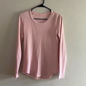 GAP pink waffle knit top size medium